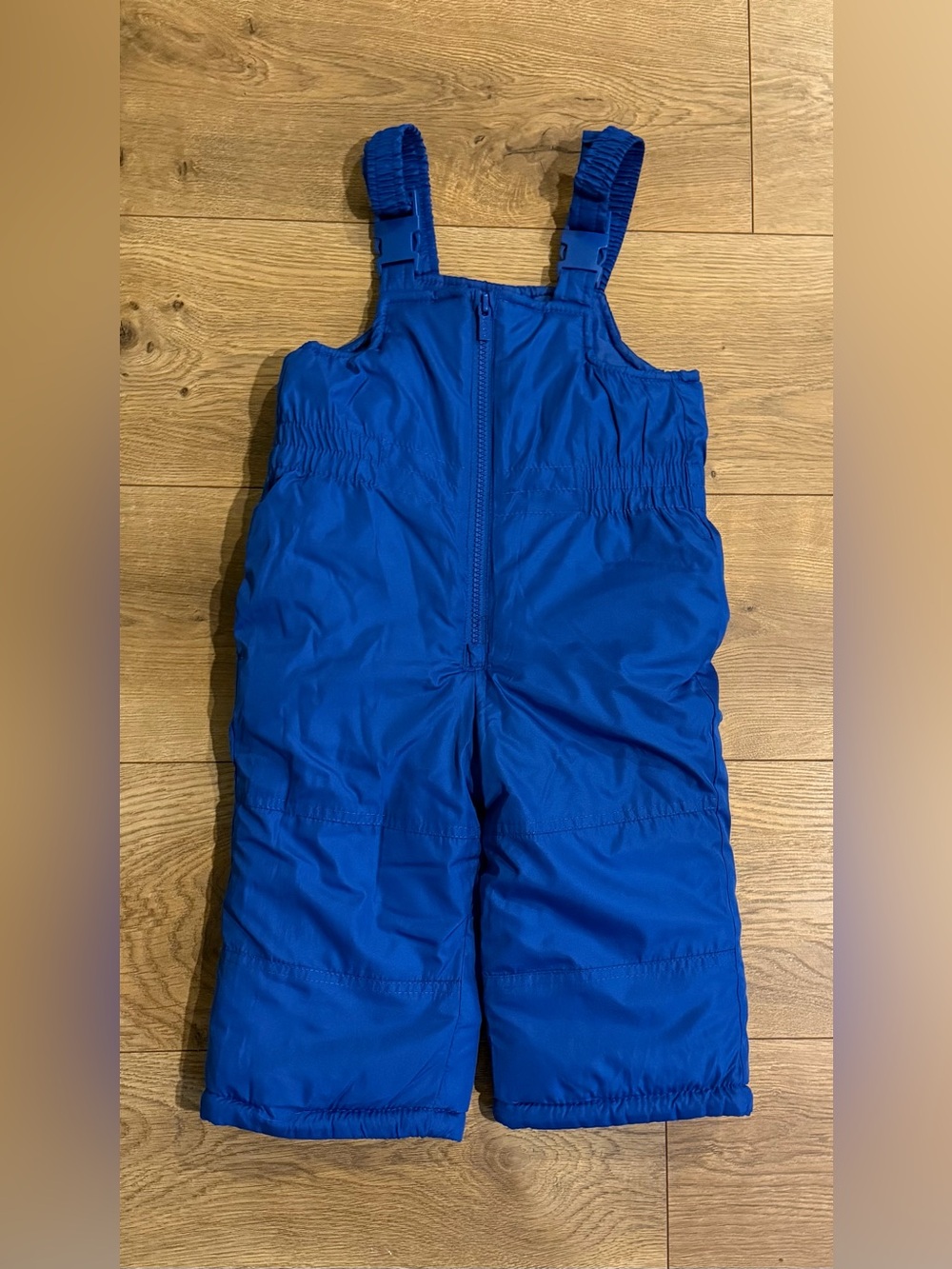 Carter's Blue 2T Insulated Bib Overall Snow Pants Adjustable Straps Zip